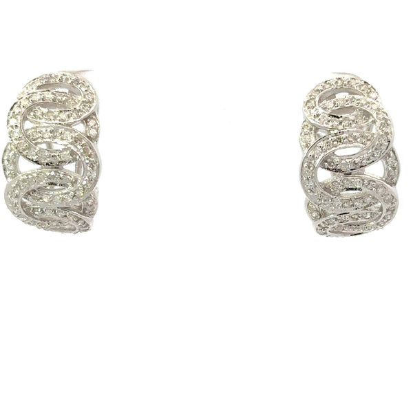 10K Single Cut Diamond Earring