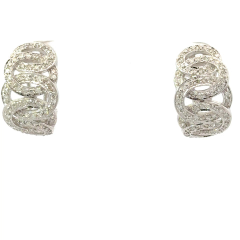 10K Single Cut Diamond Earring